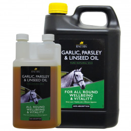 Olej lniany  z czosnkiem i pietruszką  LINCOLN GARLIC, PARSLEY & LINSEED OIL
